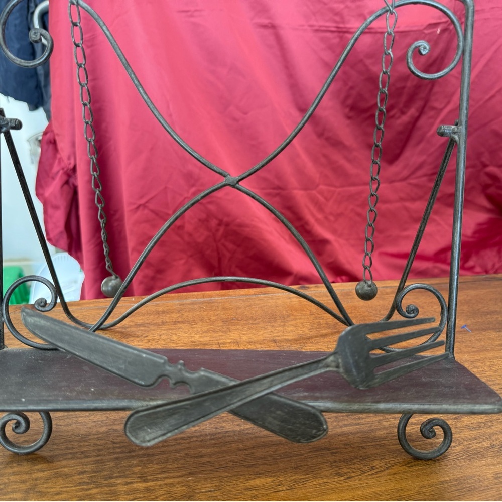 Metal Cookbook Stand
